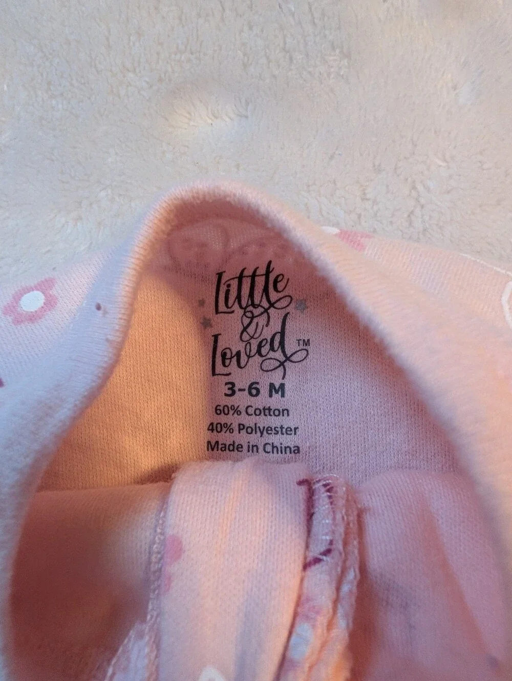 ✨ Little & Loved Butterfly Floral Footed Pajamas Sleeper 3-6M ✨